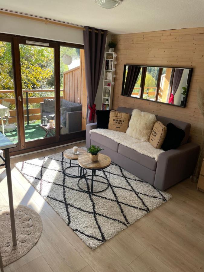 Studio Turquoise quartier Grattague vue MontBlanc Saint-Gervais-les-Bains Extérieur photo