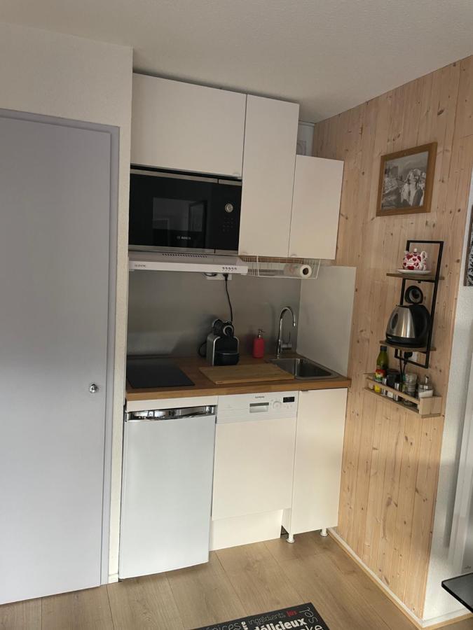 Studio Turquoise quartier Grattague vue MontBlanc Saint-Gervais-les-Bains Extérieur photo