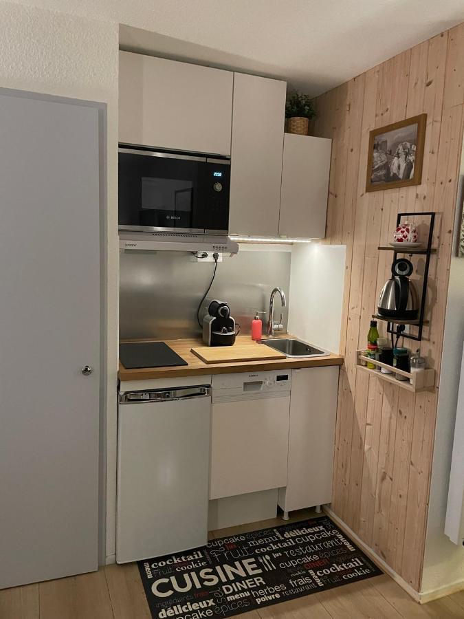 Studio Turquoise quartier Grattague vue MontBlanc Saint-Gervais-les-Bains Extérieur photo
