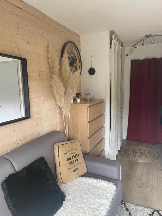 Studio Turquoise quartier Grattague vue MontBlanc Saint-Gervais-les-Bains Extérieur photo