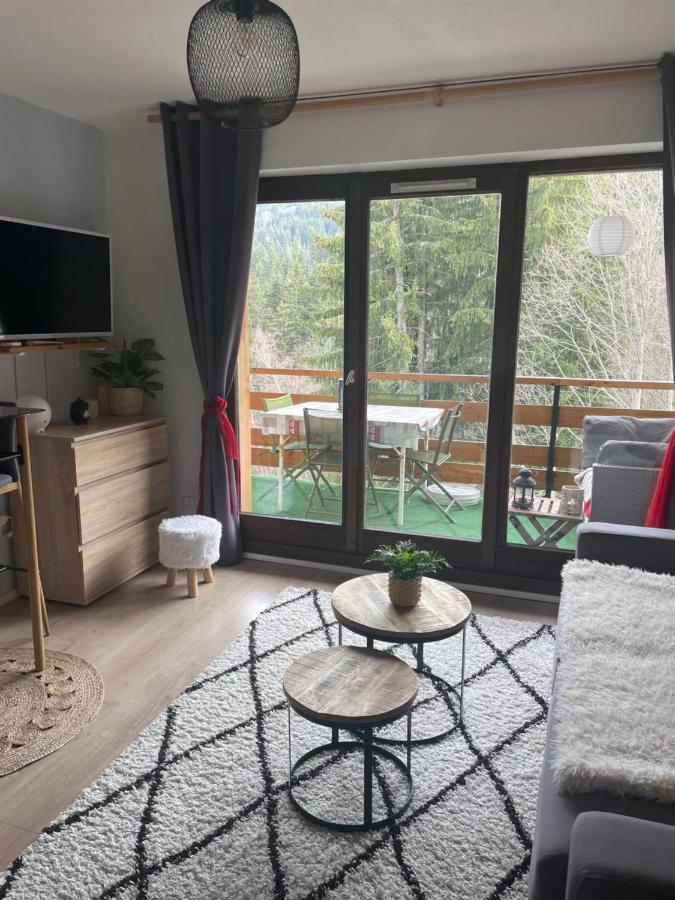 Studio Turquoise quartier Grattague vue MontBlanc Saint-Gervais-les-Bains Extérieur photo